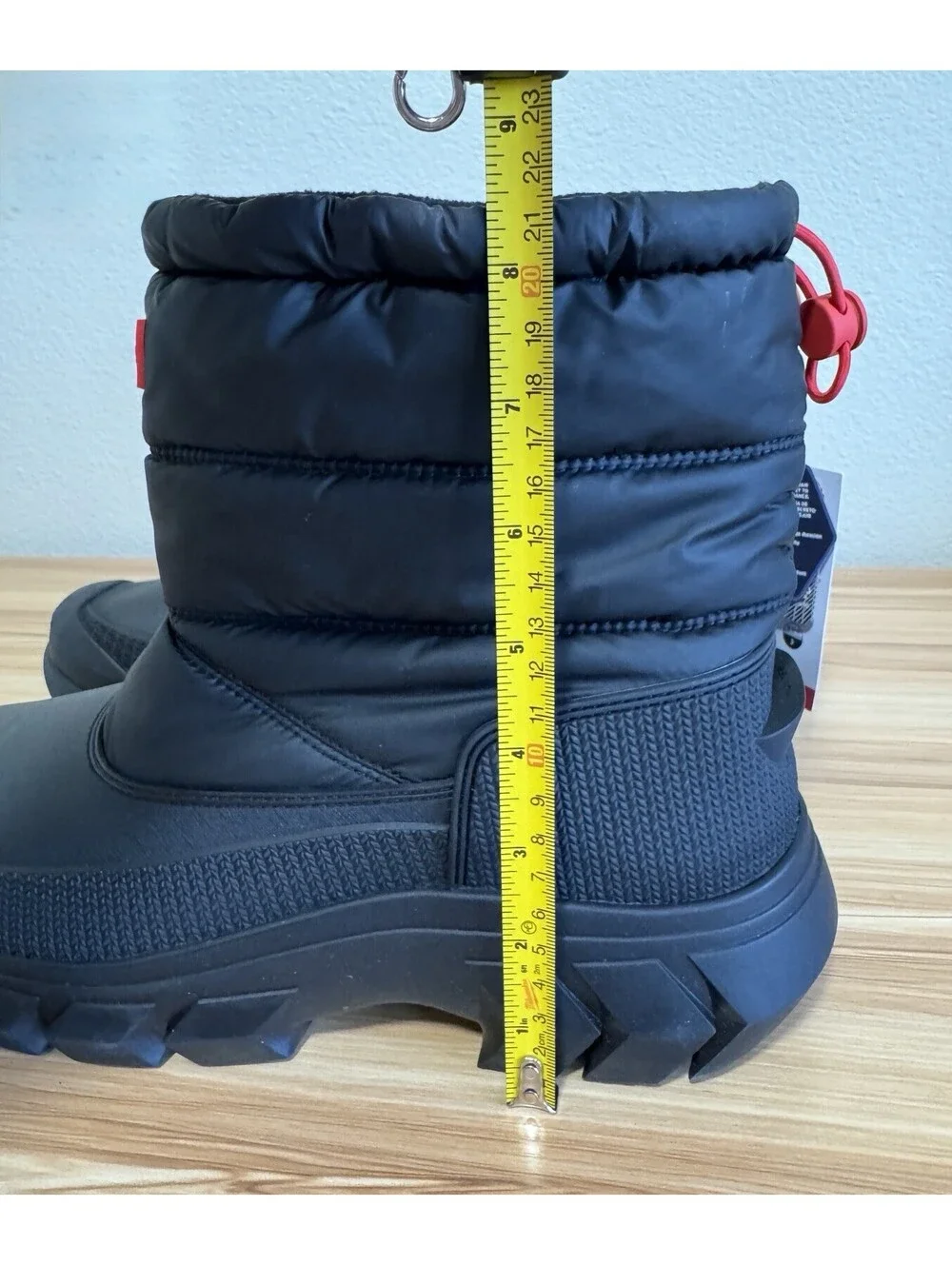 Hunter Intrepid Short Snow Boots Men’s 11 Black Waterproof Insulated NWT